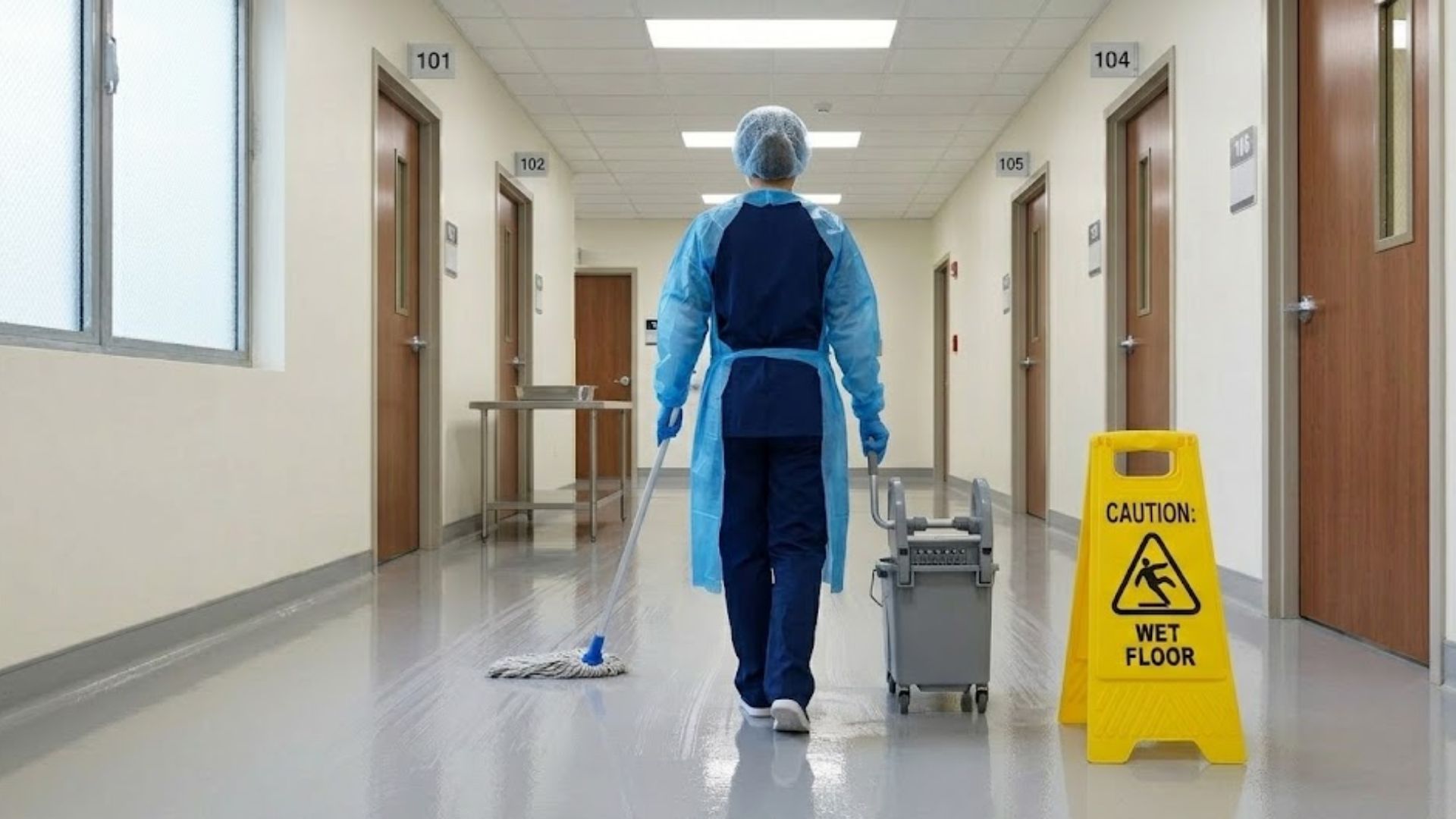 Terminal cleaning and discharge clean Melbourne — post-patient room sanitisation and disinfection for healthcare facilities